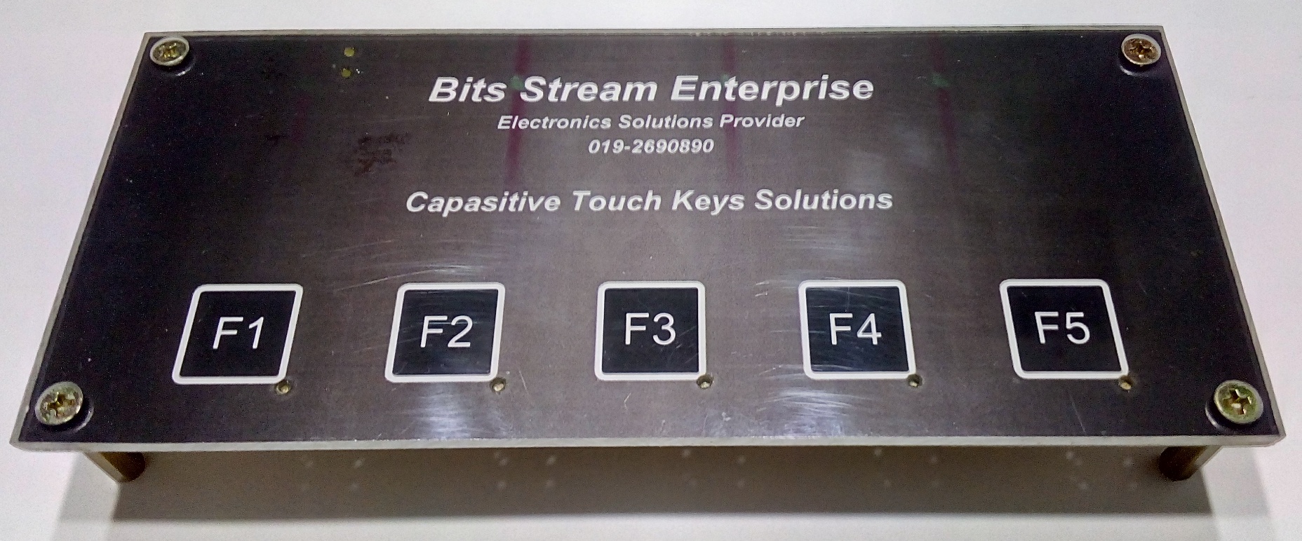 5 buttons capsense PCB module